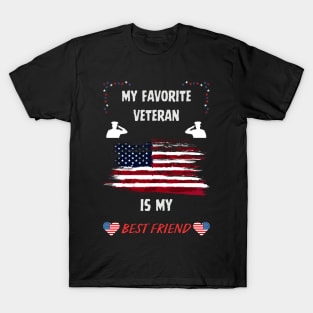 veteran best friend T-Shirt